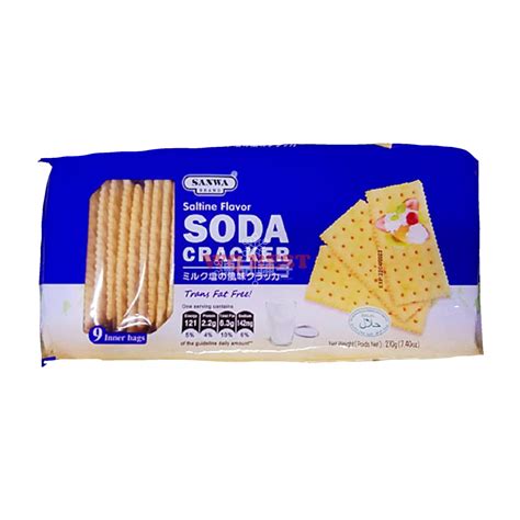 SANWA SODA CRACKER (SALTINE) (9) (210G)奶盐苏打饼 - Frozen Food Best Priced ...