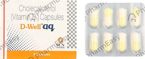 D Well Aq 60000 IU Capsule (8): Uses, Side Effects, Price & Dosage ...