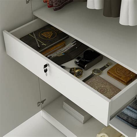 Classcomfort | 3-Door Wardrobe - White