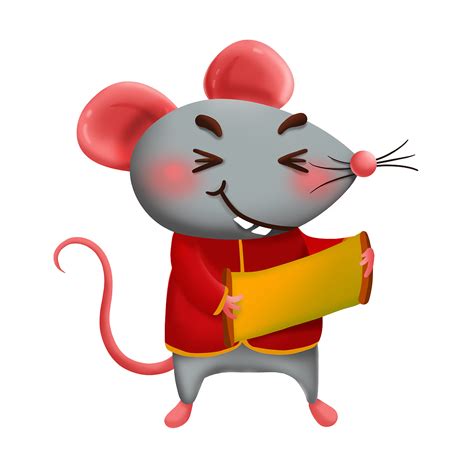 红老鼠年剪纸素材图片免费下载-千库网