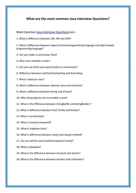 Image result for Java Interview Topics