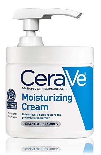 CeraVe Moisturizing Cream Daily Face and Body Moisturizer for Dry Skin ...