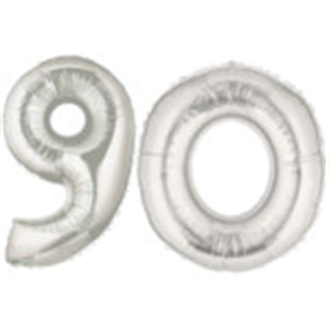 Deluxe Number 90 Confetti, Metallic 90th Birthday Party Confetti