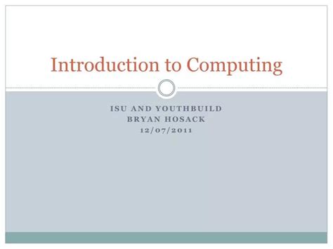 Image result for Template for Introduction to Computing