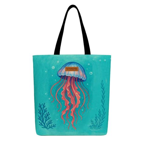 Wild Jellyfish Wide Tote Bags – The Purple Tree