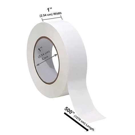 Bartovation USA Made White Lab Labeling Tape Clean Remove, 500 India | Ubuy