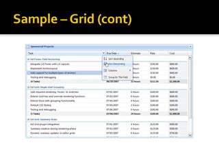 ExtJS Tutorial 的图像结果
