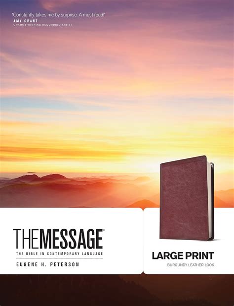 The Message Bible: Peterson, Eugene H.: 9781576838464: Amazon.com: Books
