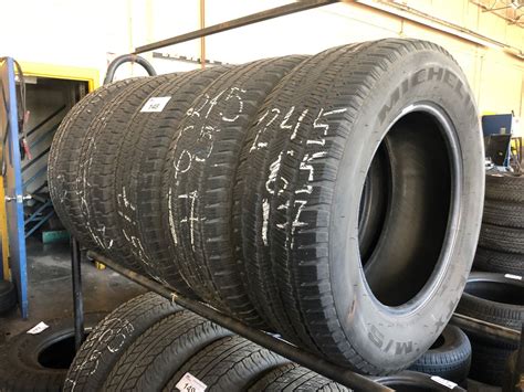 SET OF 5 MICHELIN 245/65R17 M+S TIRES - Able Auctions