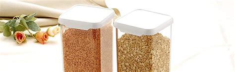 LEAWALL ontainer Set for Kitchen, Containers for Airtight Plastic ...