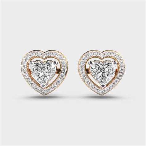 La DiaMantés | Eternal Heart Diamond Earrings
