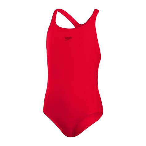 Speedo Girls Eco Endurance+ Medalist Swimsuit - Red – SwimPath