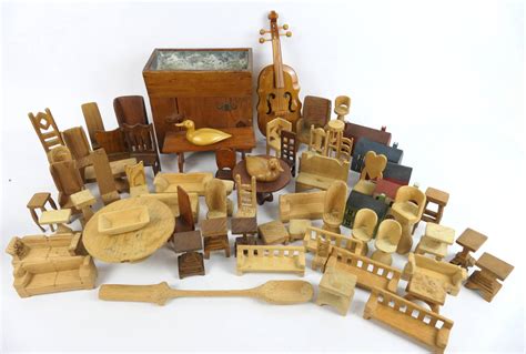 Wooden Doll House Furniture - Aug 11, 2025 | Wardlow Auctions Inc In Ky