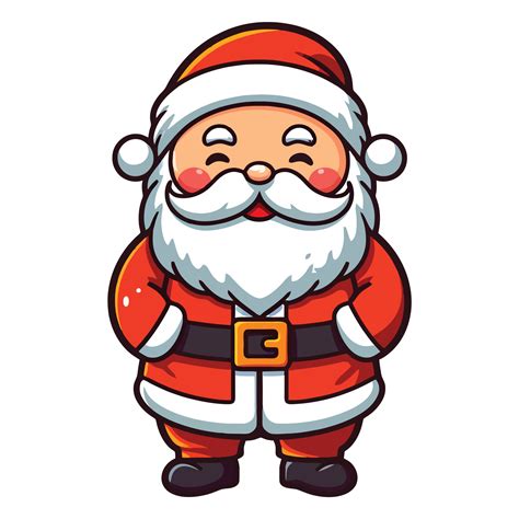 süß Santa claus Clip Art 2d Illustration ai generativ 27235085 PNG