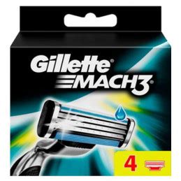 Buy P&G Gillette Mach3 - Manual Shaving Razor Blades Cartridge Online ...