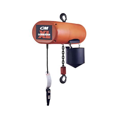CM Lodestar XL 6-Ton 10fpm Electric Chain Hoist (5287) | Hoists.com
