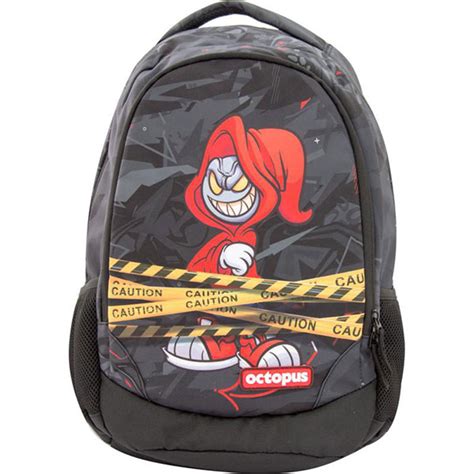 Ranac školski Caution EX-2404 Octopus 113617 | Volim svoj dom