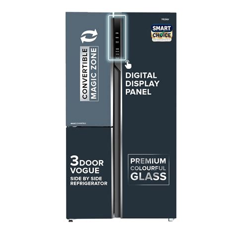 Haier 598L 3Star Vogue 3-Door Side by Side Frost Free Refrigerator ...