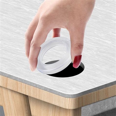 Buy 2 Inch 2 Set Silicon Patio Table Umbrella Hole Ring for Standard ...