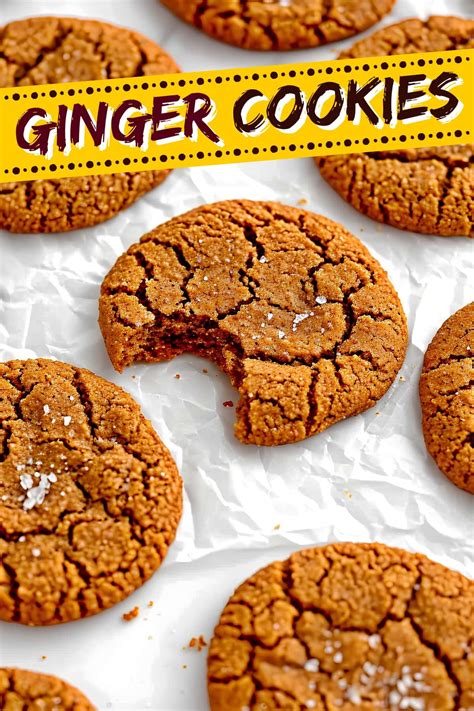 Ginger Cookies (Soft and Chewy Recipe) - Insanely Good