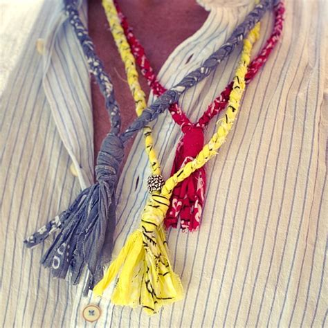 Bandana necklace handamade—————bandana collana / fatto a mano ...