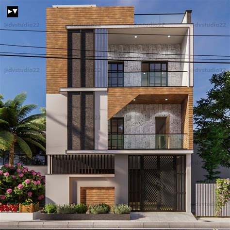 25X40 House Design Option 3 - DV Studio