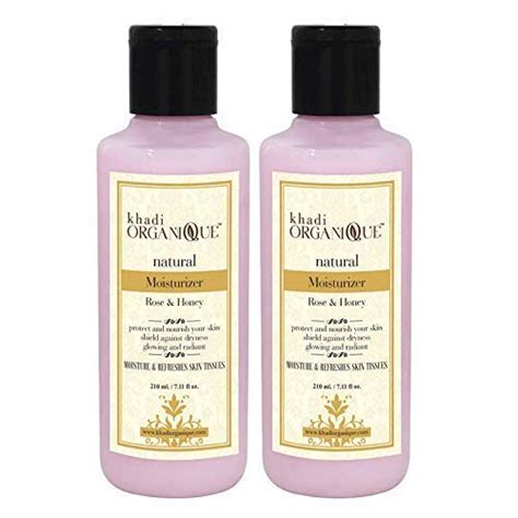 KHADI ORGANIQUE Rose & Honey Moisturizer, 210 ml : Amazon.in: Beauty