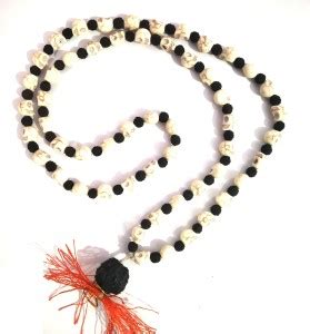 Aurra Stores 5 Mukhi Rudraksha Mund Mala For Unisex Wood Chain Price in ...