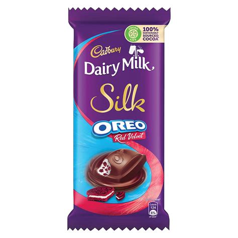 Cadbury Dairy Milk Silk Oreo Red Velvet, 2 x 130 g : Amazon.in: Grocery ...