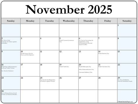Jewish Calendar For November 2025 With Holidays