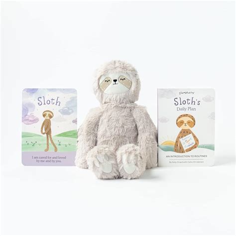 Buy Slumberkins 14" Sloth Kin, Affirmation Card, Storybook Set ...