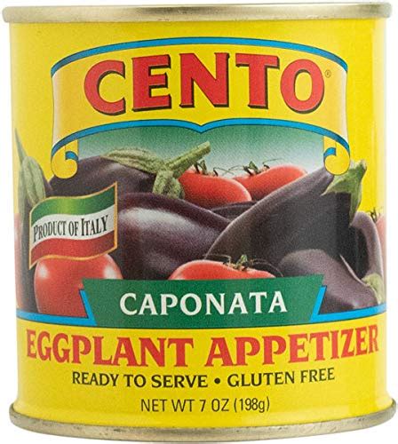 Cento - Imported Italian Eggplant Caponata, (4)- 7 oz. Cans : Amazon.in ...