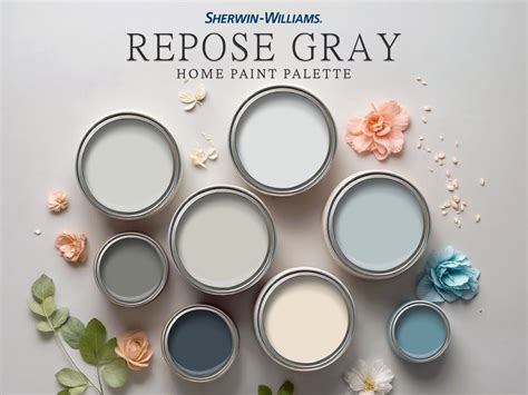 Repose Gray Sherwin Williams Home Paint Palette Whole House Color ...