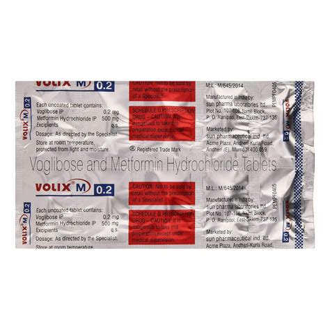 Volix M 0.2 - Strip of 10 Tablets : Amazon.in: Health & Personal Care