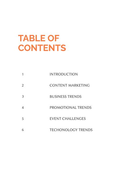 Index Page Template