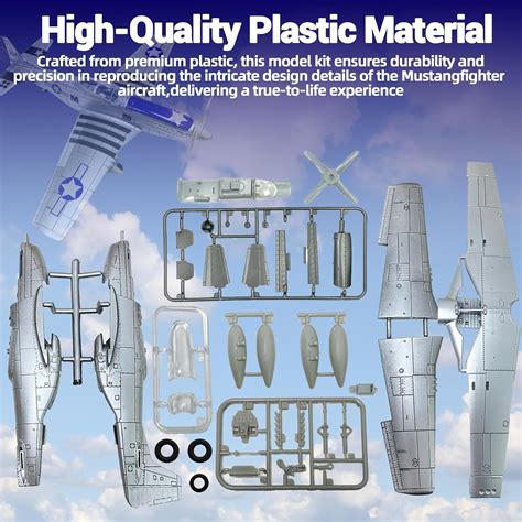 TKXOX P-51 Mustang Model Kit, 1/48 Plastic Fighter India | Ubuy