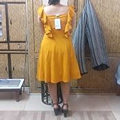 Buy ILLI LONDON Women's A-Line Knee Length Dress at Amazon.in