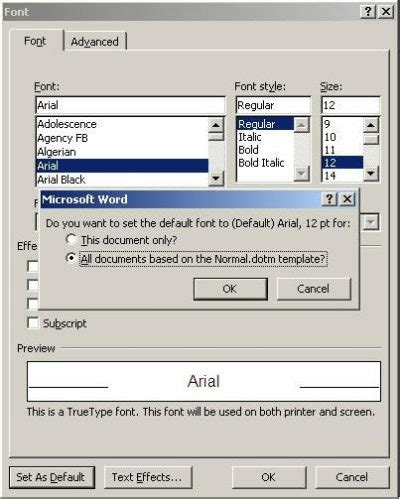 How to Set Microsoft Word Defaults 的图像结果