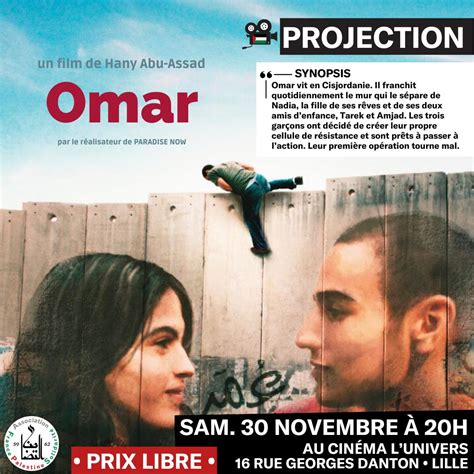 Ciné-Palestine / film "Omar" - Association France Palestine Solidarité
