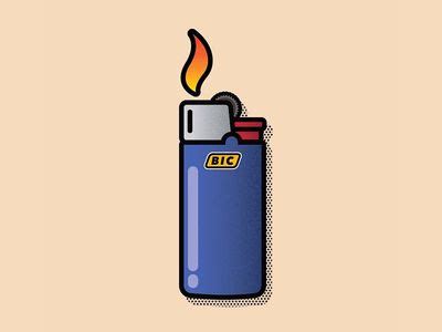 Image result for Exploded View Drawing of BIC Lighter