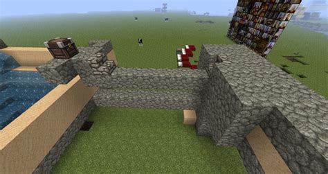 Image result for Minecraft Piston Bridge Tutorial