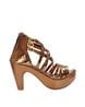 Buy Copper Heeled Sandals for Women by STEPEE Online | Ajio.com