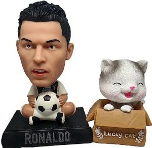Daiyamondo Football Player With Lucky cat Big Size Bobble Head - Action ...