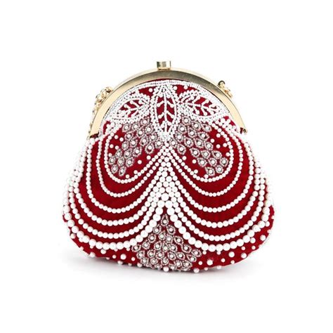 Buy Odette Pearl Embellished Batuwa Online