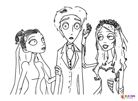 Image result for Corpse Bride Emily Coloring