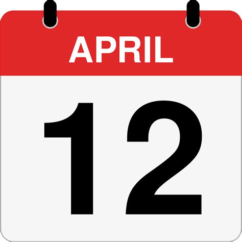 How Many Days Until April 12th? - Inch Calculator