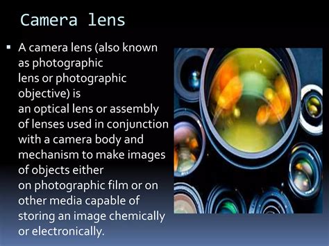Components Of A Camera