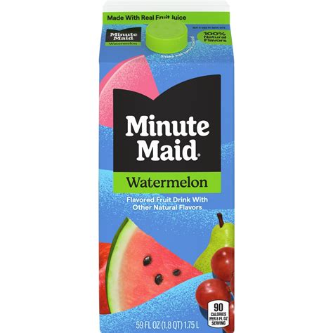 Minute Maid Premium Watermelon Fruit Juice, 59 fl oz Carton (Pack of 4 ...