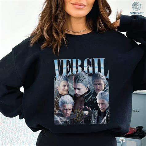 Vergil Devil May Cry Shirt | Devil May Cry Vergil Vintage T-Shirt ...