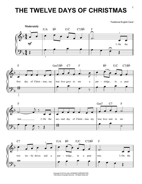 Free Christmas Sheet Music Printable PDFs! - Printables for Everyone